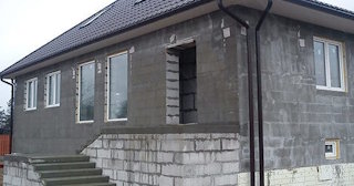 Фасад из газобетона для дома в Сорочинске - Строй-Срч, качественная отделка от 2037 руб.